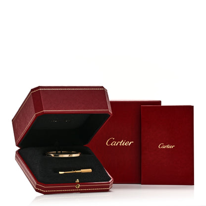 Cartier 18K Yellow Gold Small LOVE Bracelet 17 8 of 8