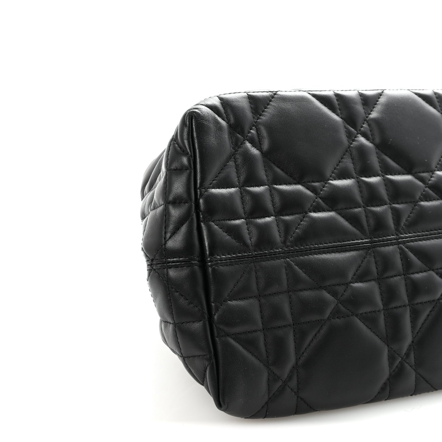 Christian Dior Calfskin Macrocannage Medium Toujours Black 9 of 10