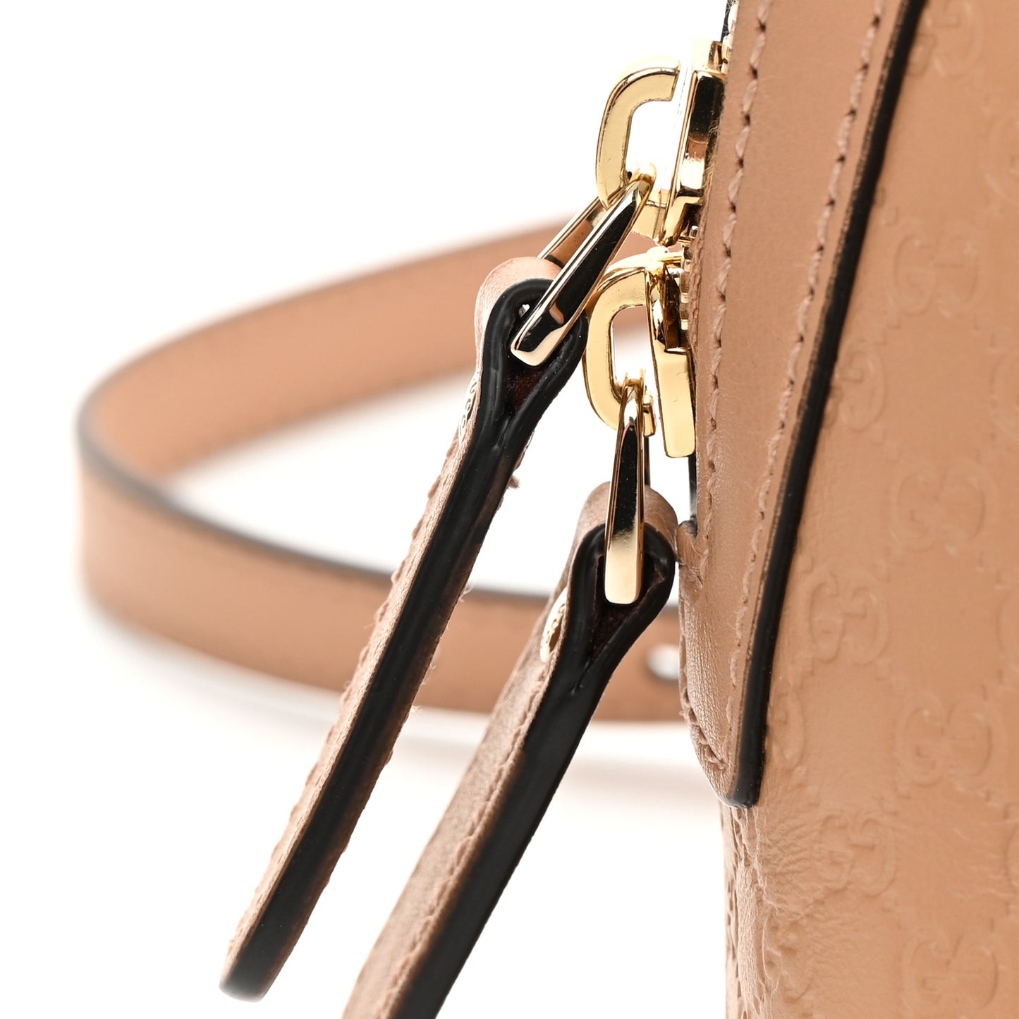 Soft Microguccissima Mini Dome Bag Camelia