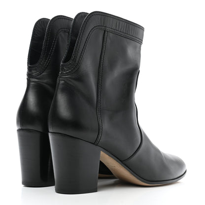 Chanel Calfskin CC Short Boots 40 Black 4 of 8