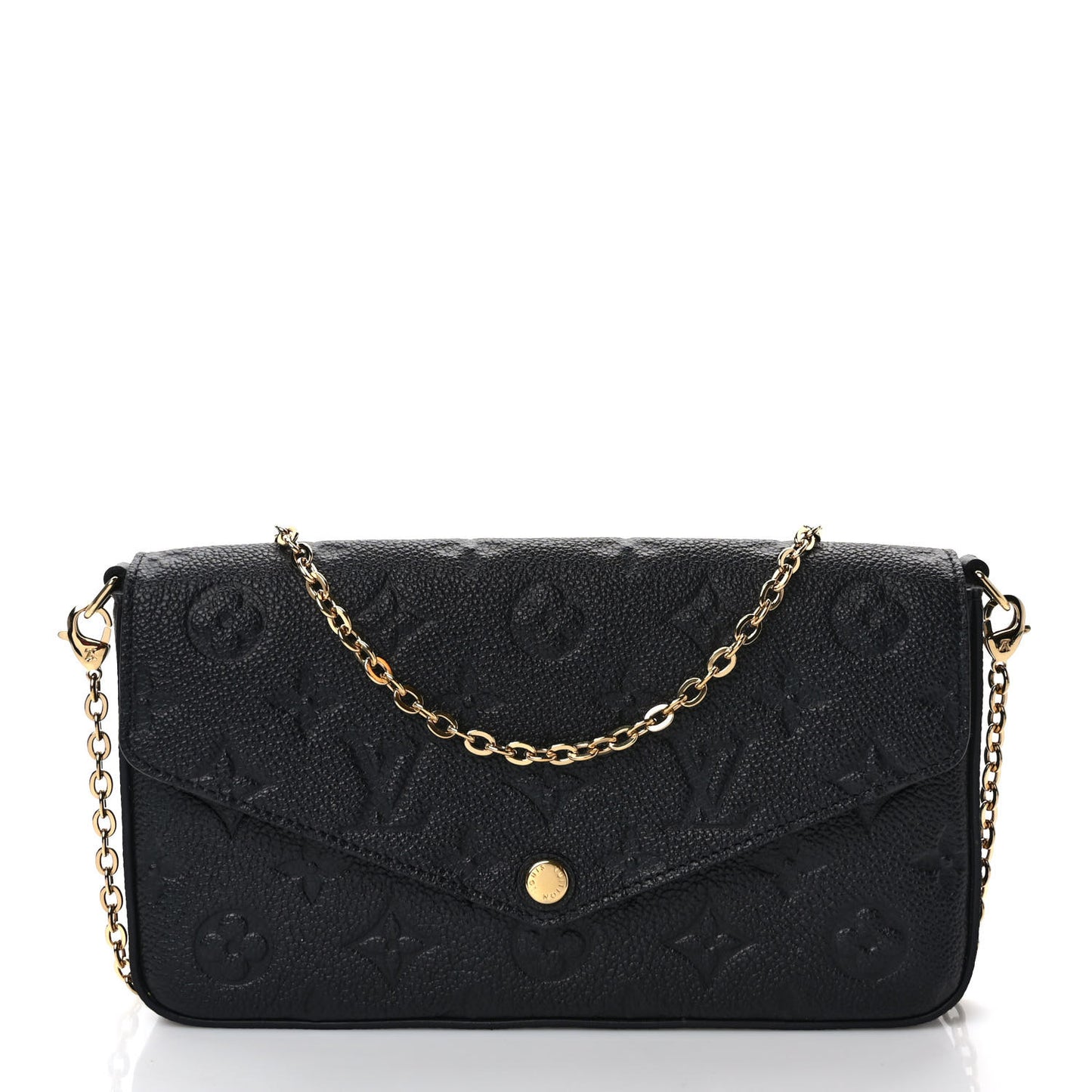 Empreinte Pochette Felicie Chain Wallet Black