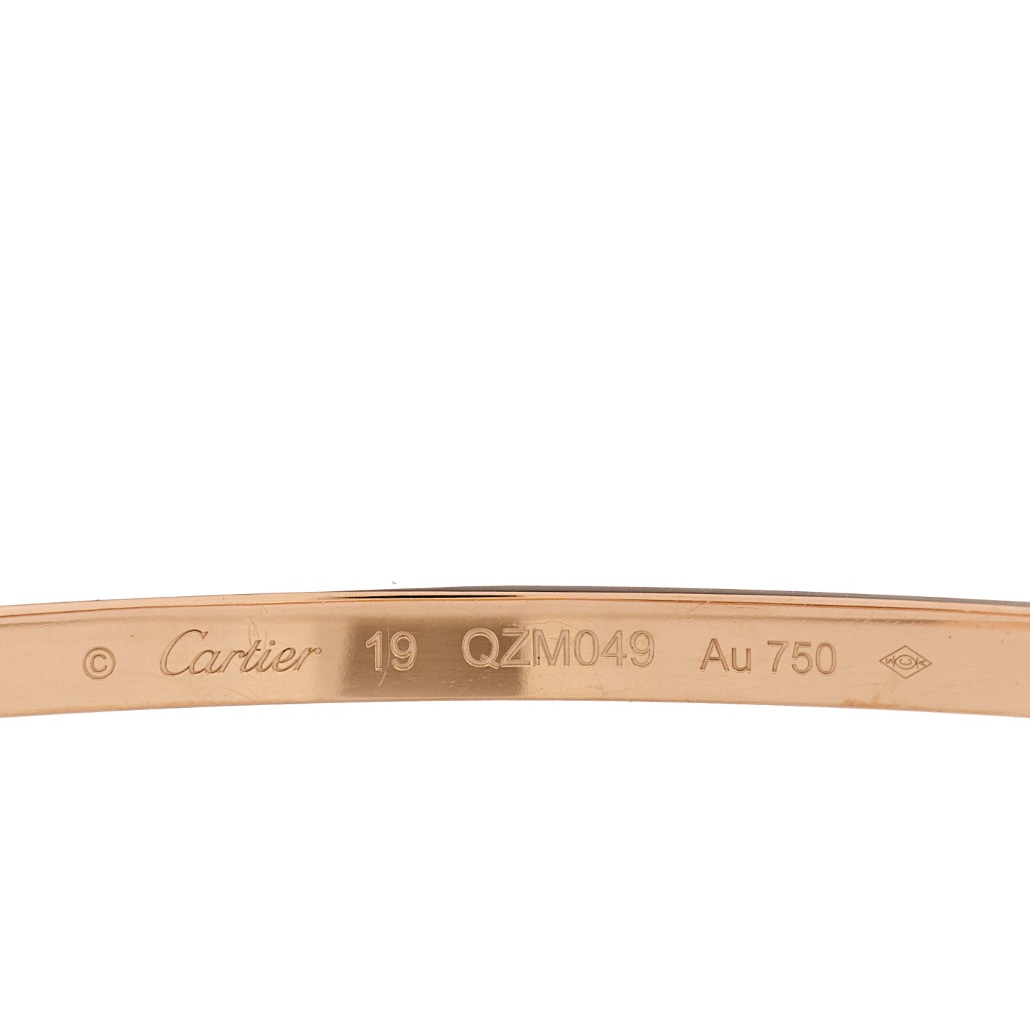 Cartier 18K Pink Gold Small LOVE Bracelet 19 3 of 3