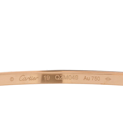 Cartier 18K Pink Gold Small LOVE Bracelet 19 3 of 3