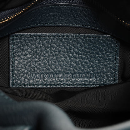 Alexander Wang Leather Rocco Duffel Dark Argon with Pale Gold Hardware 6 of 6