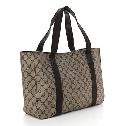 Gucci GG Plus Monogram Medium Tote Dark Brown 3 of 9