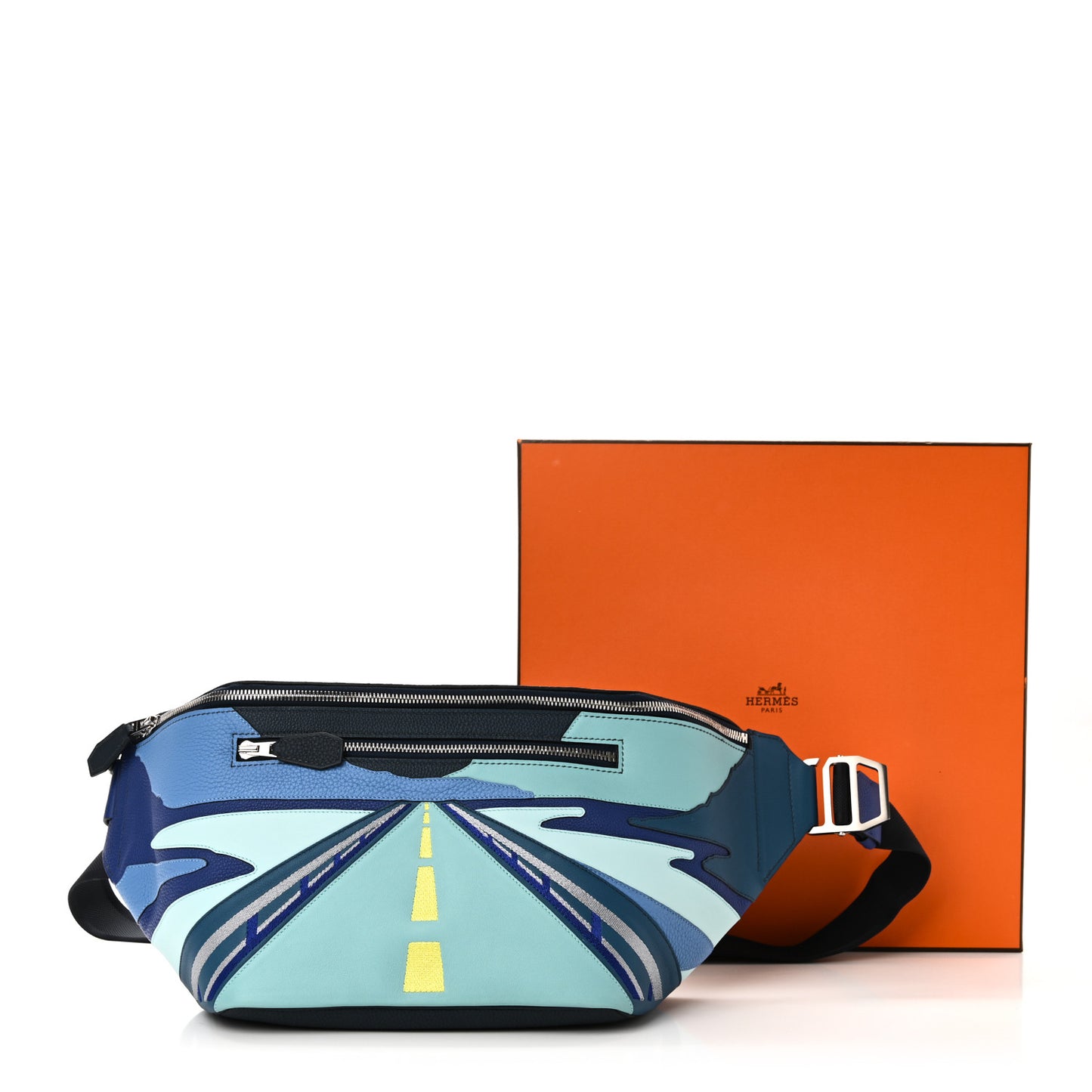 Togo Swift Endless Road Cityslide Belt Bag Bleu de Prusse