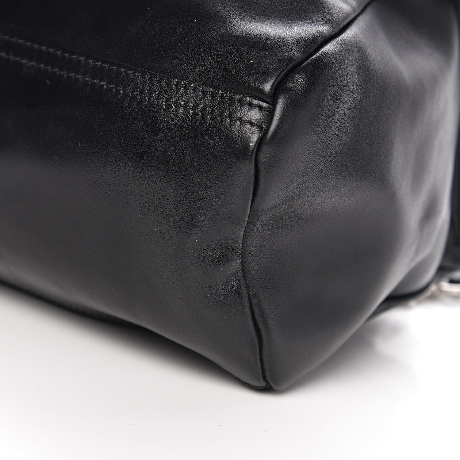 Givenchy Calfskin Medium Pandora Logo Strap Black 8 of 9