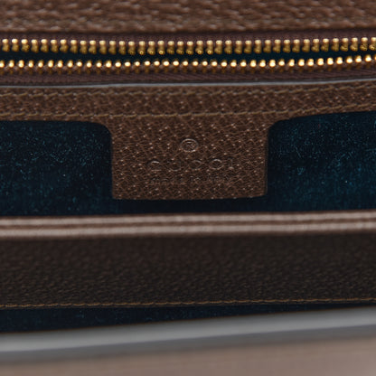 Gucci GG Supreme Monogram Web Medium Ophidia Chain Shoulder Bag Brown 6 of 9