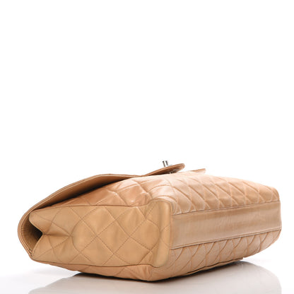 Chanel Lambskin Quilted Clutch Flap Beige 4 of 11