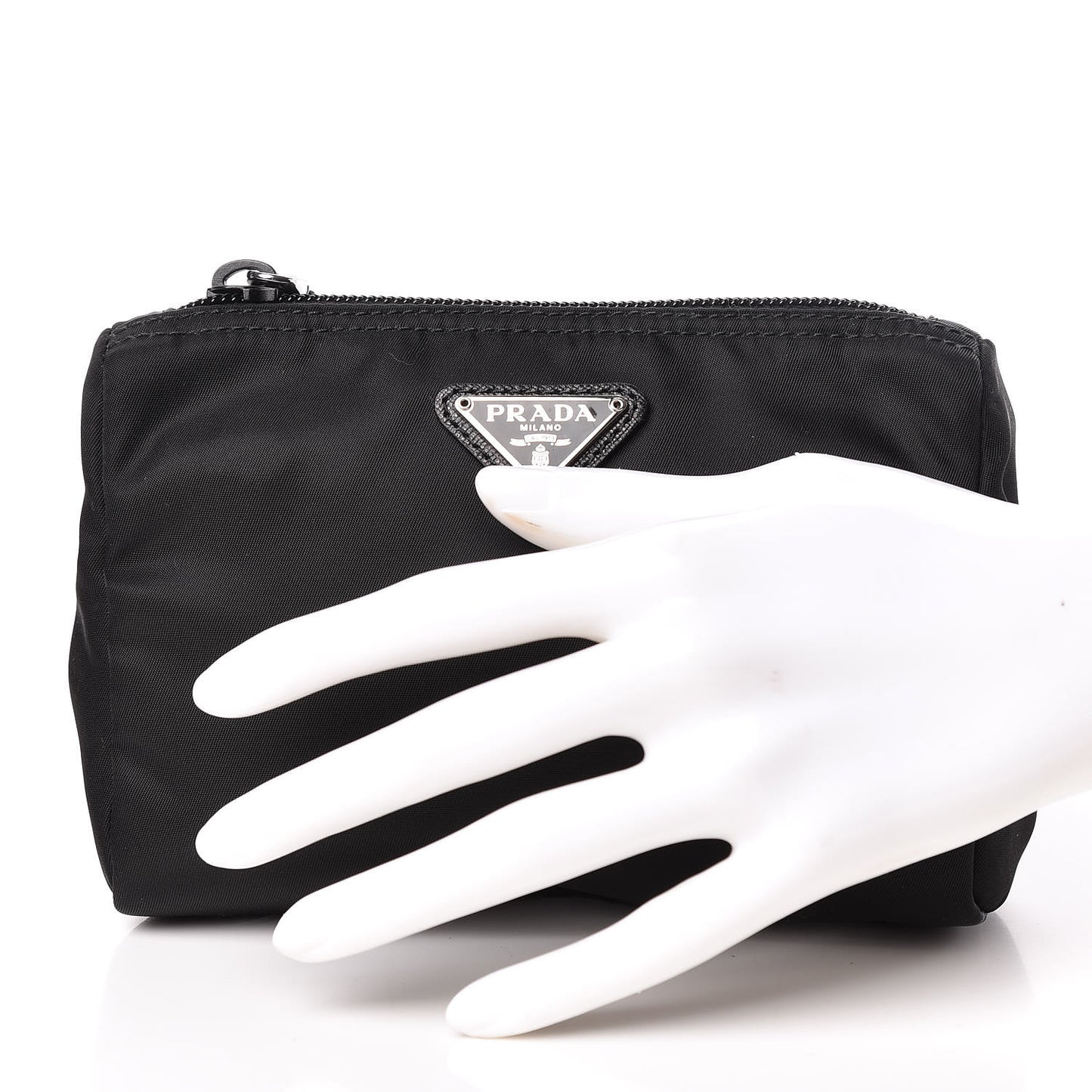 Nylon Vela Cosmetic Pouch Black