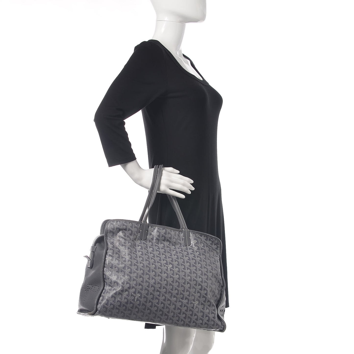 Goyardine Sac Hardy Pet Carrier PM Grey