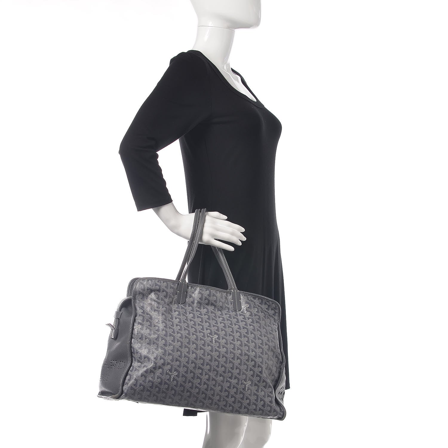 Goyard Goyardine Sac Hardy Pet Carrier PM Grey 2 of 29