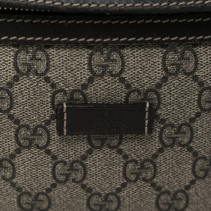 Gucci GG Supreme Monogram Belt Bag Dark Brown 8 of 10