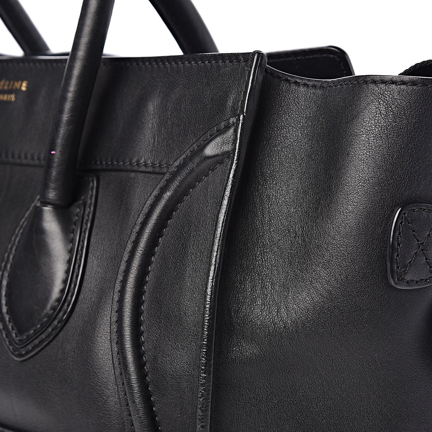 Celine Smooth Calfskin Mini Luggage Black 18 of 25