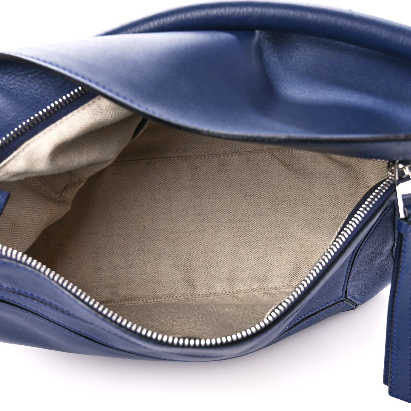 Calfskin Medium Puzzle Bag Marine