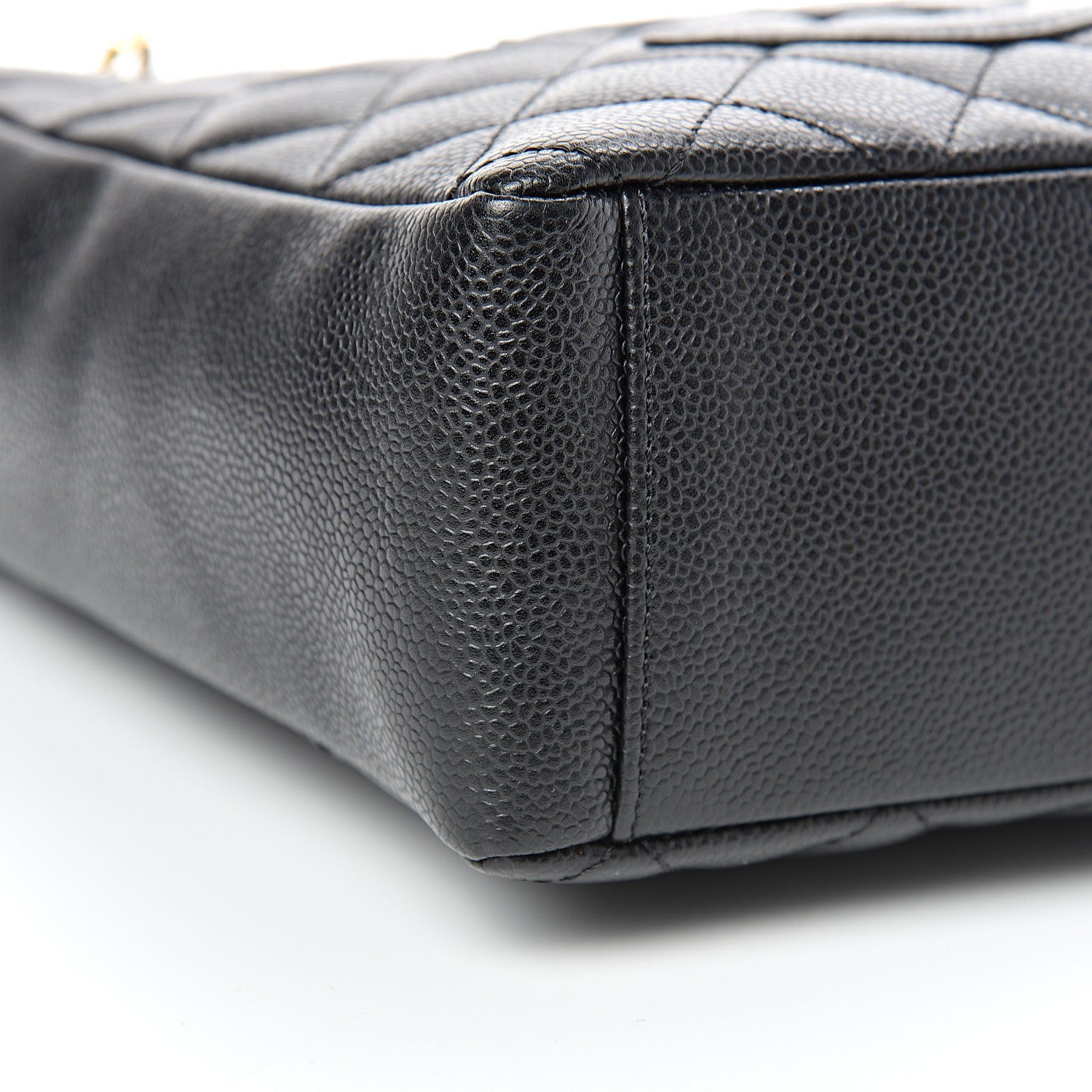 Chanel Caviar Quilted Petit Shopping Tote PST Black 8 of 10