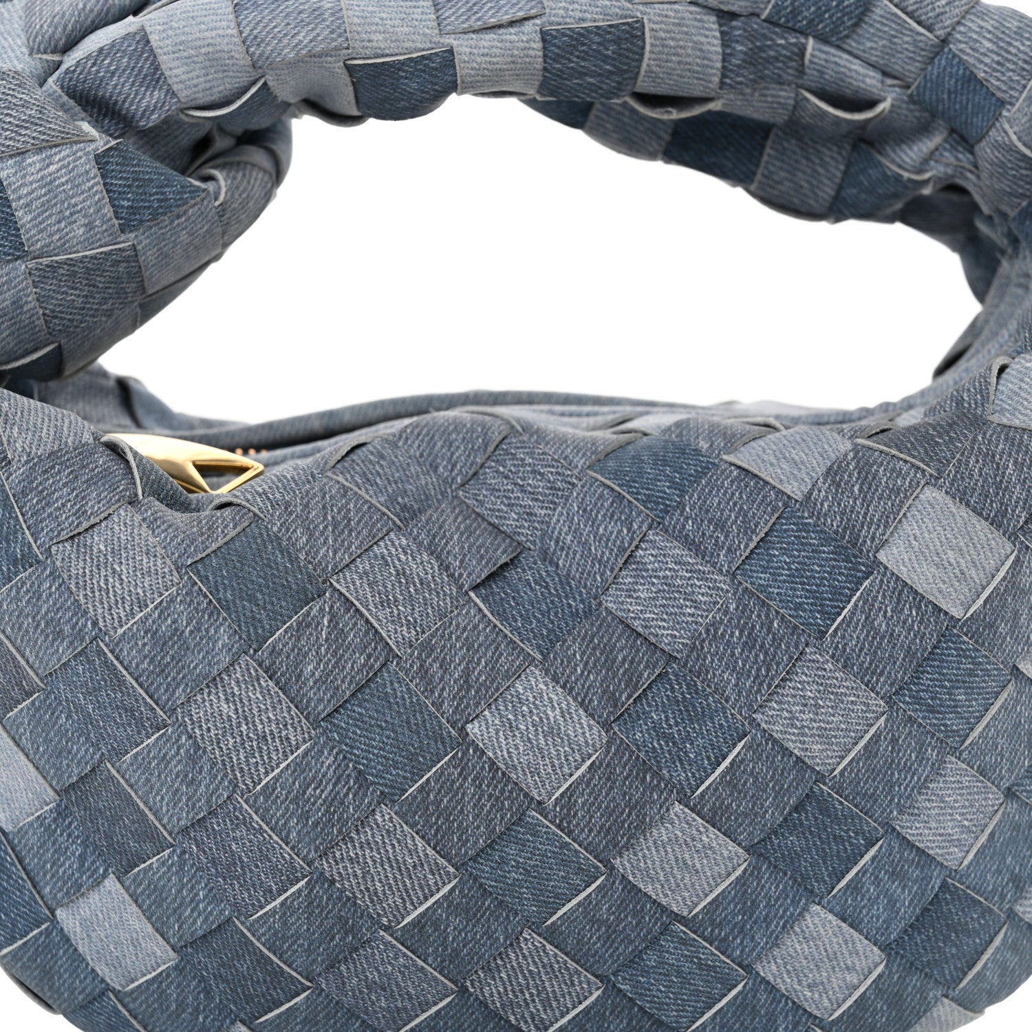 Bottega Veneta Nappa Denim Effect Intrecciato Mini Jodie Denim 8 of 10