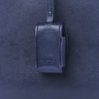 Saint Laurent Calfskin Small Sac De Jour Marine 9 of 13