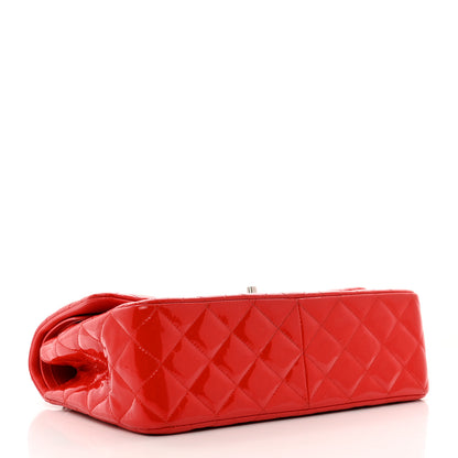 Chanel Patent Quilted Jumbo Double Flap Red 4 of 12