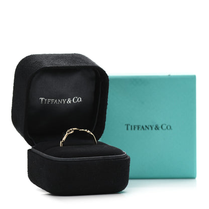 Tiffany 18K Yellow Gold Paloma's Graffiti Love Ring 60 9 6 of 6