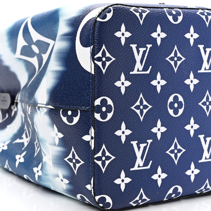 Louis Vuitton Monogram Escale Neonoe MM Blue 9 of 10