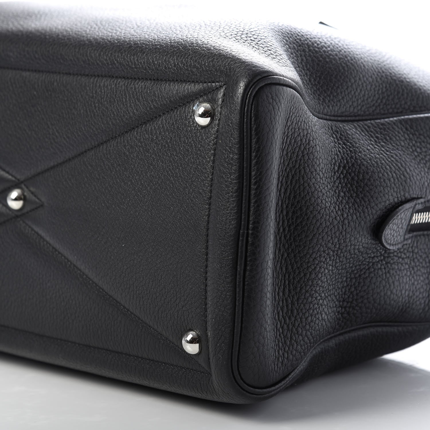 Hermes Taurillon Clemence Victoria II 35 Black 7 of 9