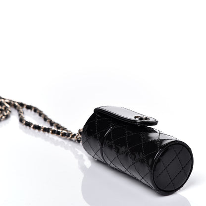 Chanel Patent Calfskin Lipstick Case On Chain Black 4 of 7