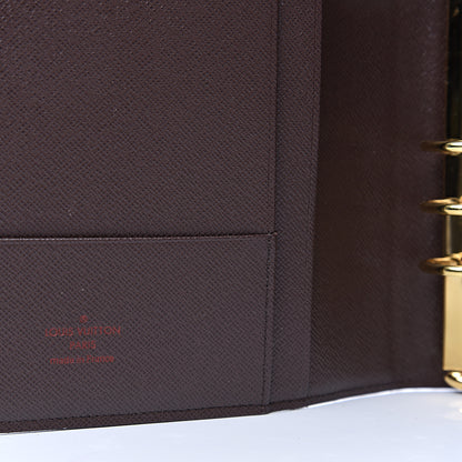 Louis Vuitton Damier Ebene Large Ring Agenda Cover 6 of 6