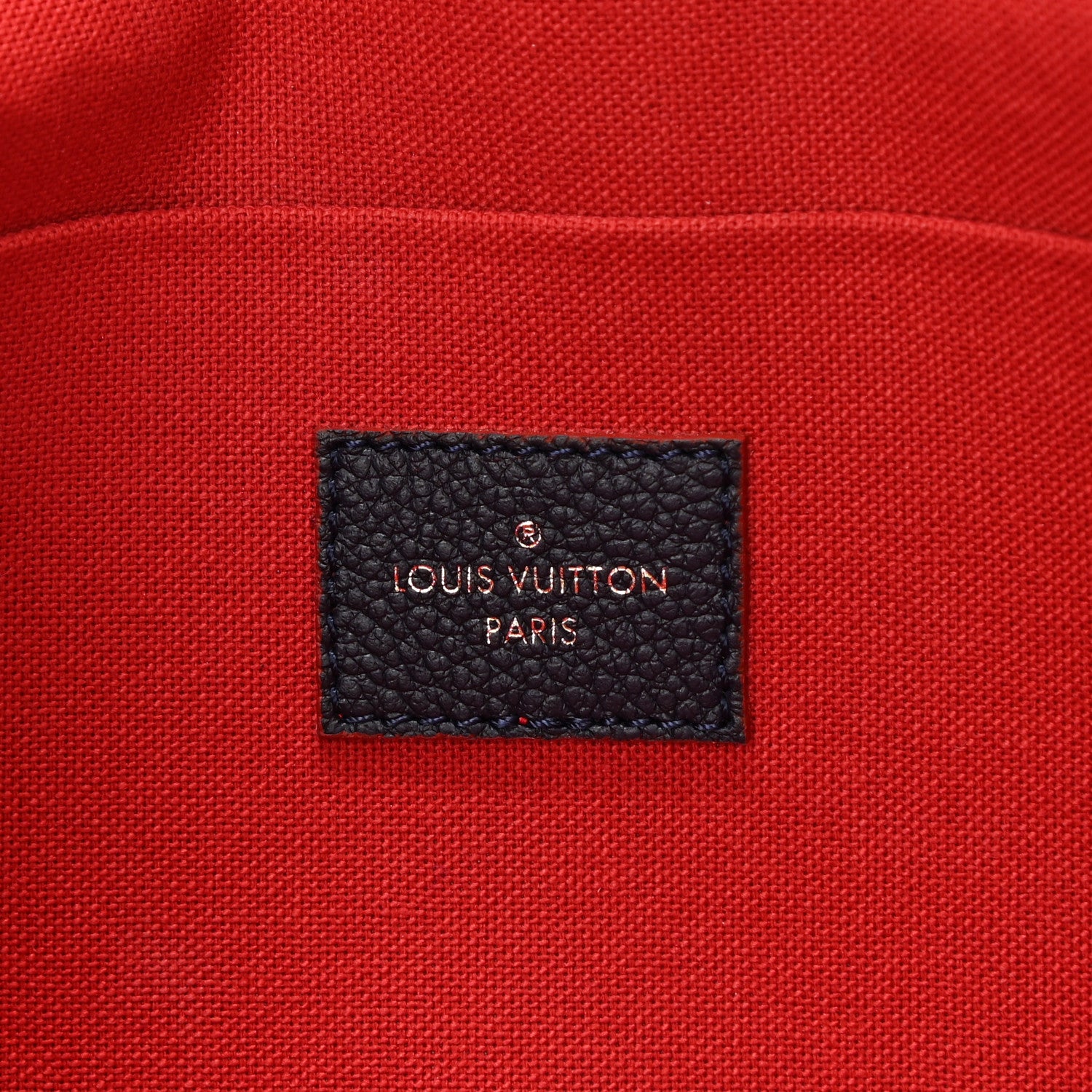 Louis Vuitton Empreinte Pochette Felicie Chain Wallet Marine Rouge 7 of 9