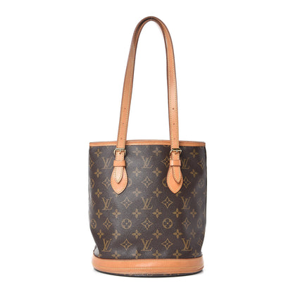 Louis Vuitton Monogram Petit Bucket 23 1 of 9