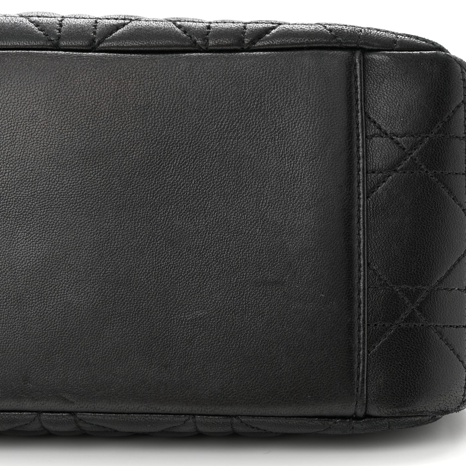 Christian Dior CHRISTIAN DIOR Lambskin Cannage Small Miss Dior Flap Black 10 of 10