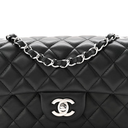 Chanel Lambskin Quilted Mini Rectangular Flap Black 8 of 11