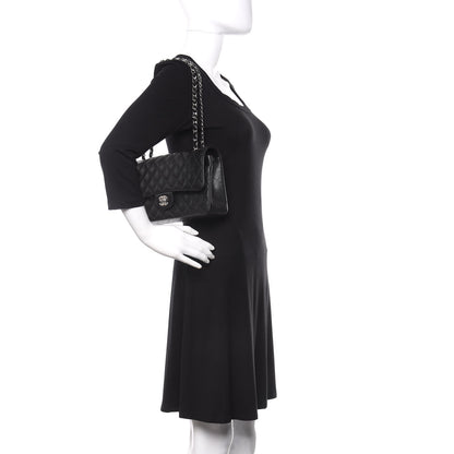 Chanel Caviar Quilted Medium Double Flap Black 2 of 10