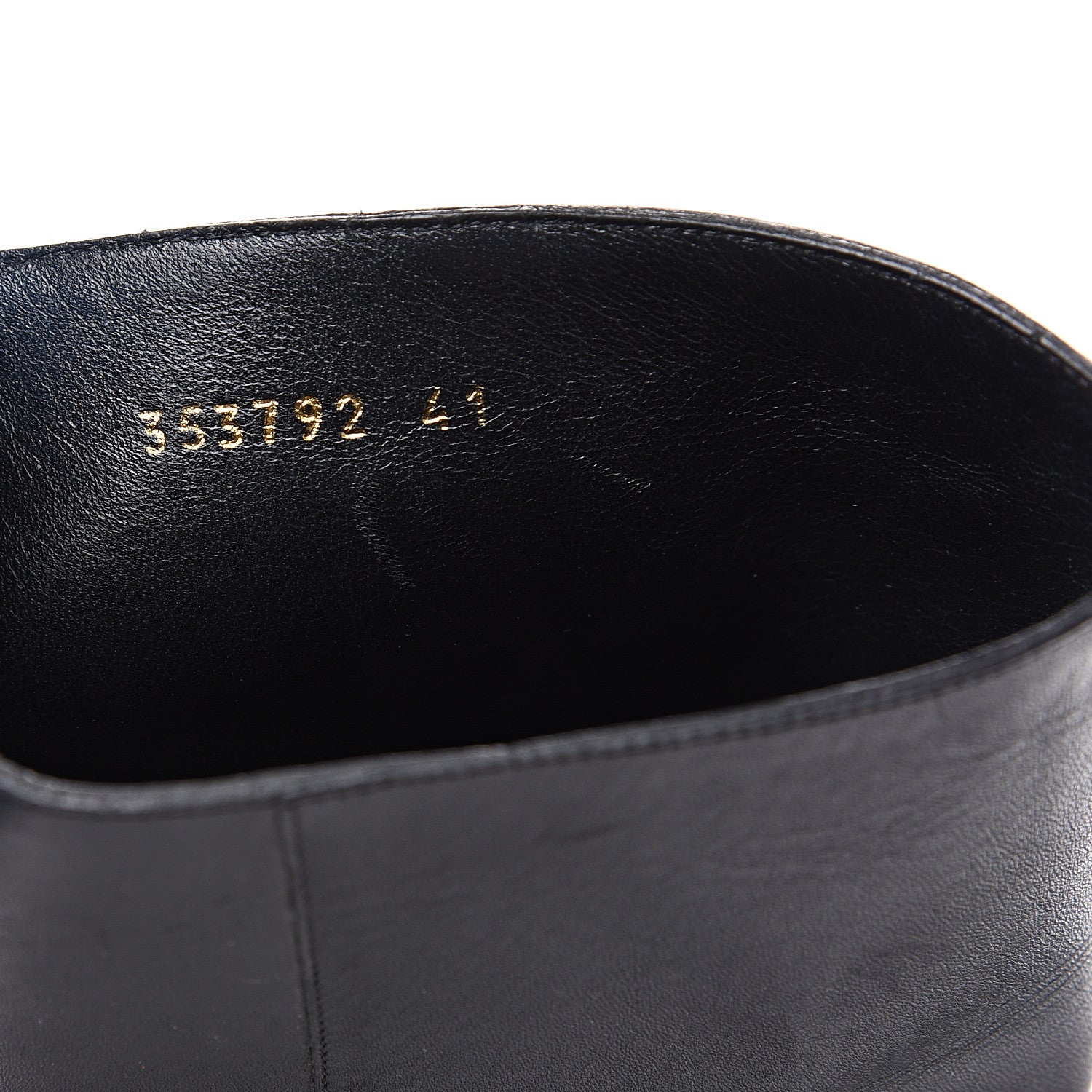 Gucci Calfskin Tess Horsebit Ankle Boots 41 Black 7 of 11