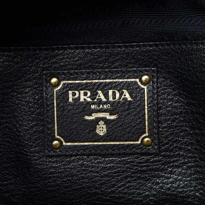Prada Vitello Daino Hobo Black 5 of 10