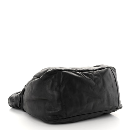 Prada Nappa Frills Tote Black 4 of 14