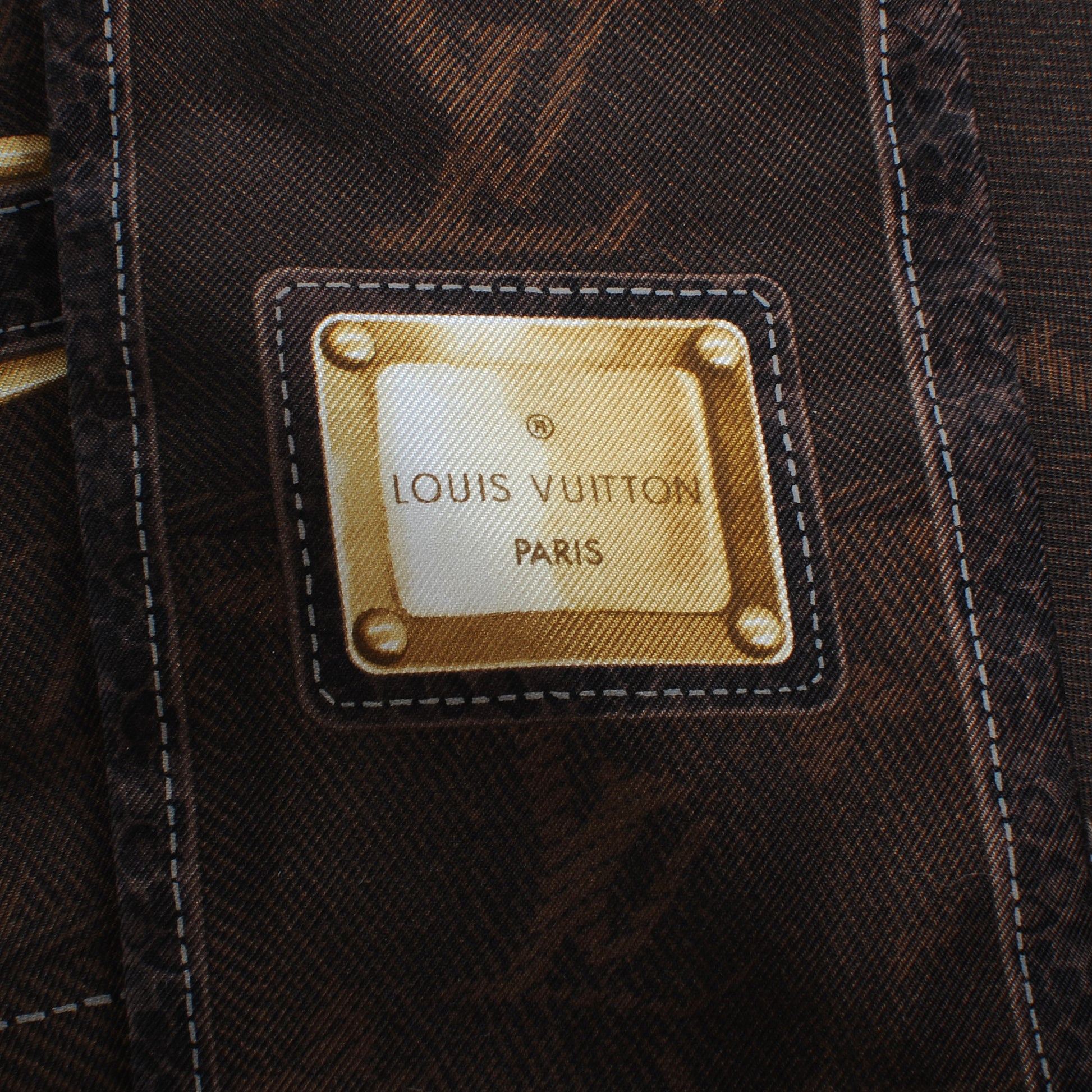 Louis Vuitton Silk Monogram New Denim Bandeau Ebene 4 of 5