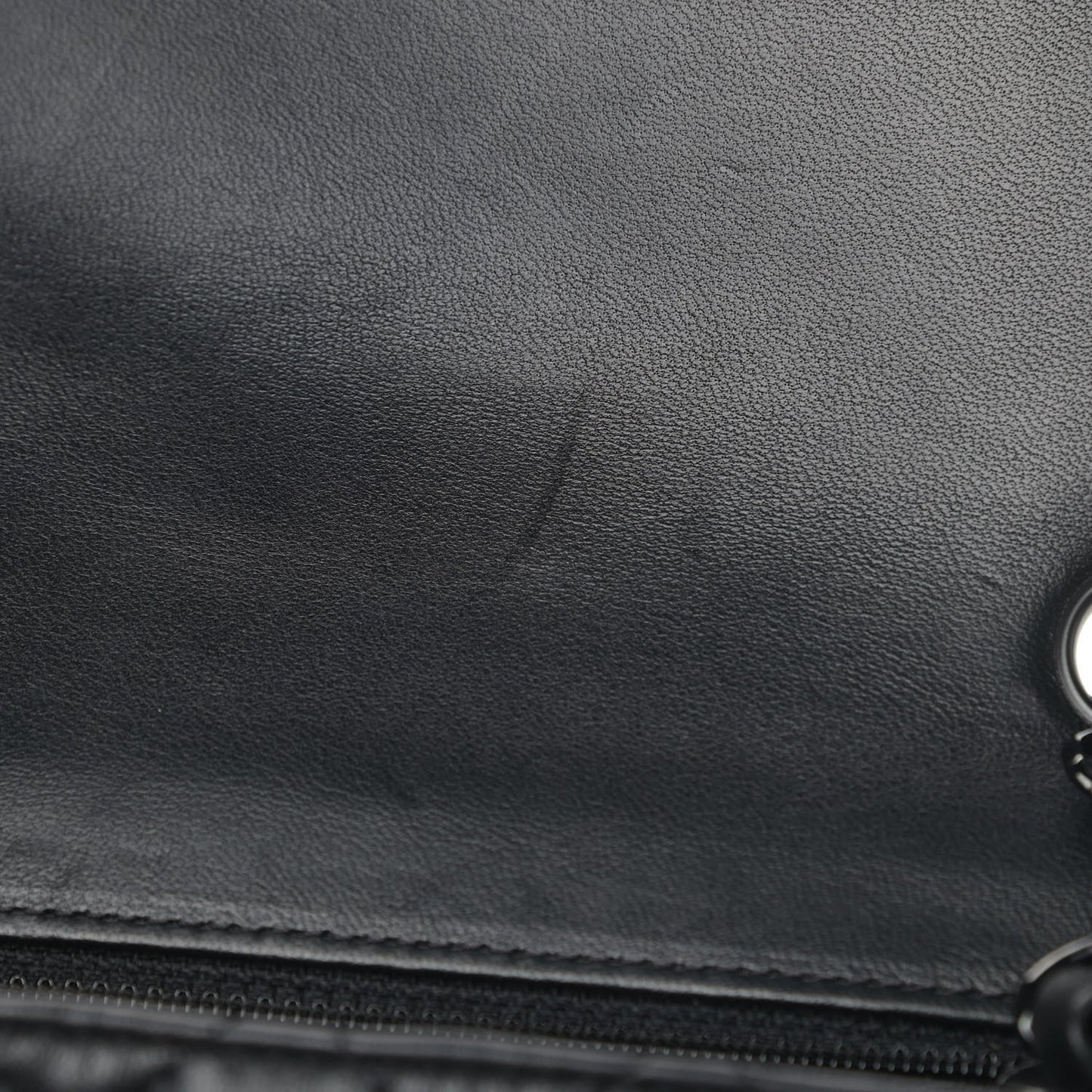 Lambskin Quilted Mini Square Flap So Black