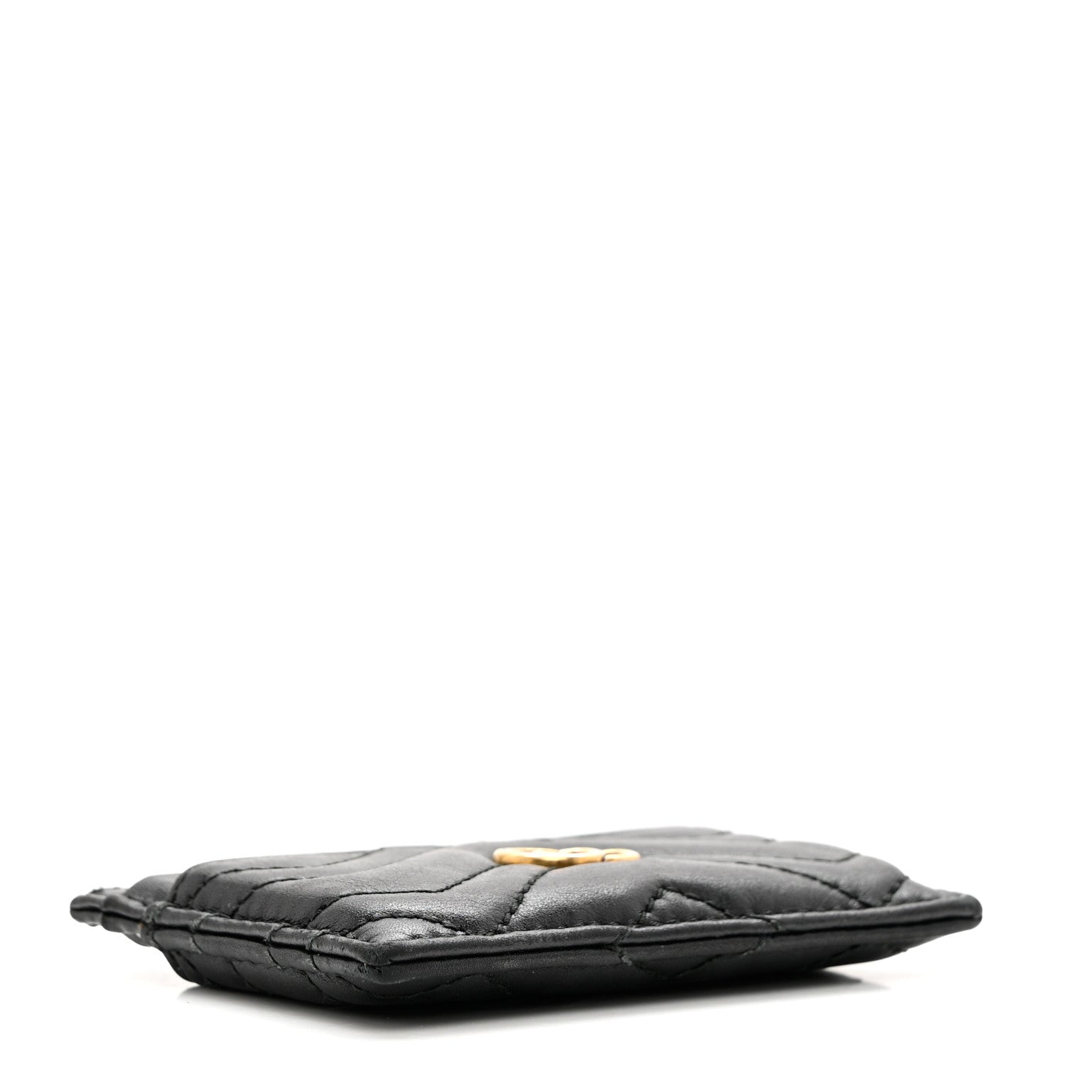 Gucci Calfskin Matelasse GG Marmont Card Holder Black 4 of 6