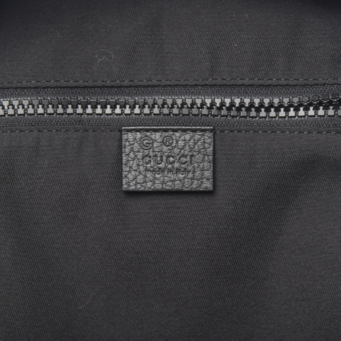 Nylon Monogram Slim Backpack Black