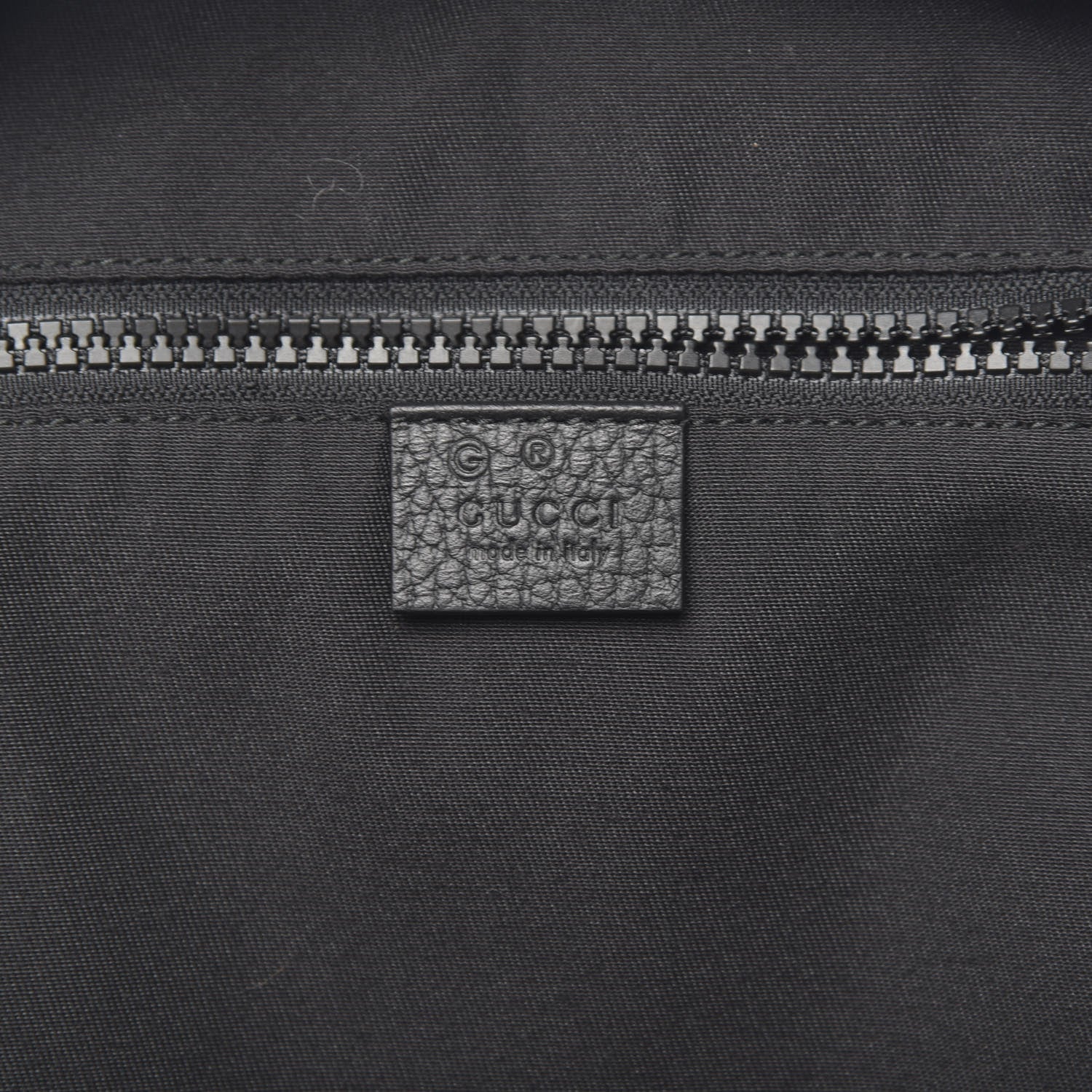 Gucci Nylon Monogram Slim Backpack Black 5 of 9