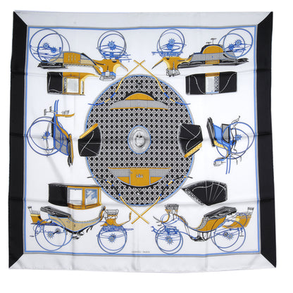 Hermes Silk Les Voitures Transformation Scarf 90 2 of 5