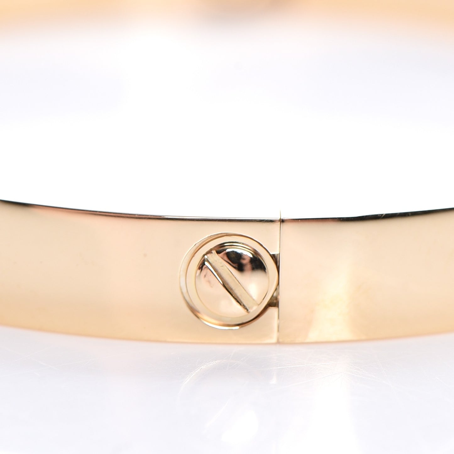 18K Yellow Gold LOVE Bracelet 17