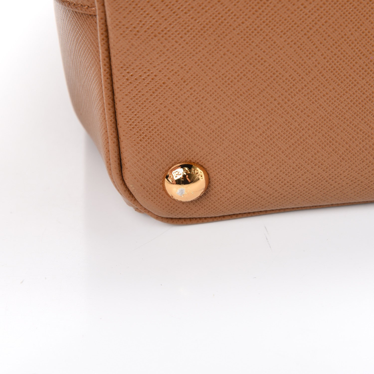 Prada Saffiano Medium Galleria Double Zip Tote Caramel 14 of 14