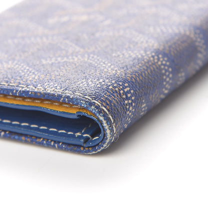 Goyard Chevron Bifold Wallet Navy 8 of 12