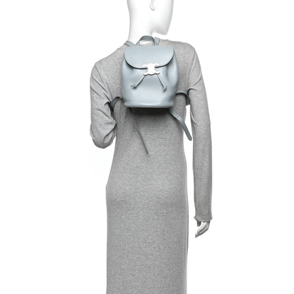 Celine Triomphe Calfskin Bonnie Backpack Ice Blue 2 of 13