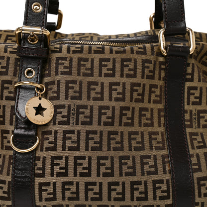 Fendi Zucchino Boston Brown 7 of 9