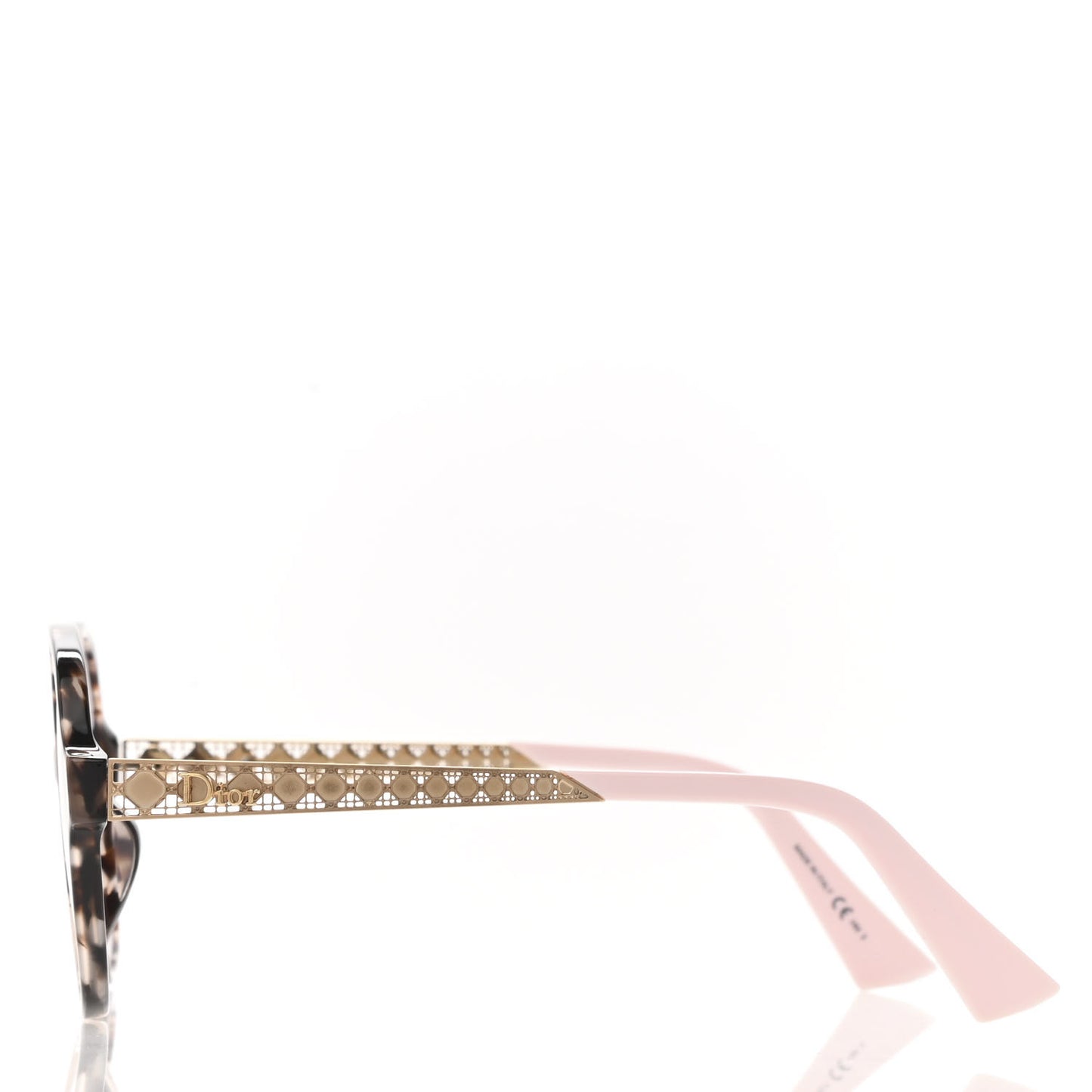 Acetate Diorama 8F Sunglasses Tortoise Pink Gold