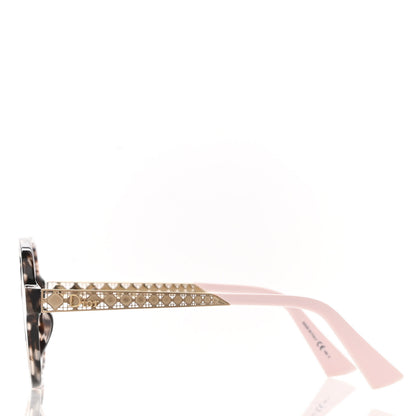 Christian Dior Acetate Diorama 8F Sunglasses Tortoise Pink Gold 3 of 9
