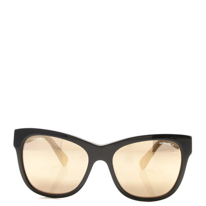 Chanel Acetate Square CC Sunglasses 5380 Black 2 of 7